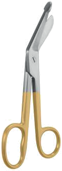 Ciseaux à bandage et plâtre Lister insert TC one grandes ring